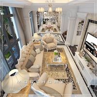 Tổng hợp nội thất biệt thự tân cổ điển đẹp, sang trọng đáng lựa chọn