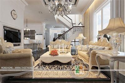 Vẻ đẹp của nội thất tân cổ điển cuốn hút mọi gia chủ cho biệt thự
