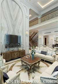 Nội thất biệt thự tân cổ điển đẹp tại quận 11