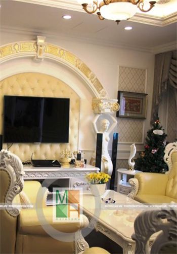 Thi công nội thất biệt thự tân cổ điển sang trọng