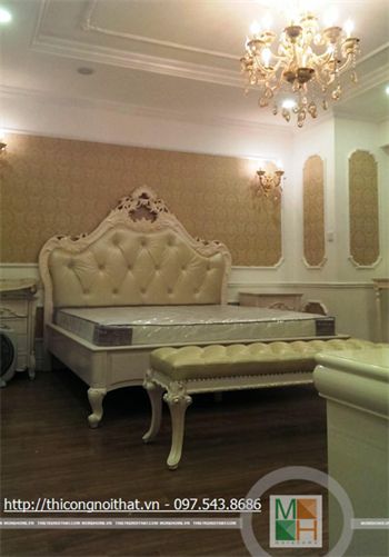 Thi công nội thất biệt thự tân cổ điển tại Hà Nội