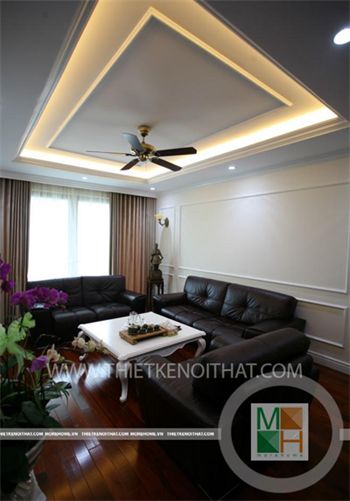 Công trình thi công nội thất biệt thự tân cổ điển 