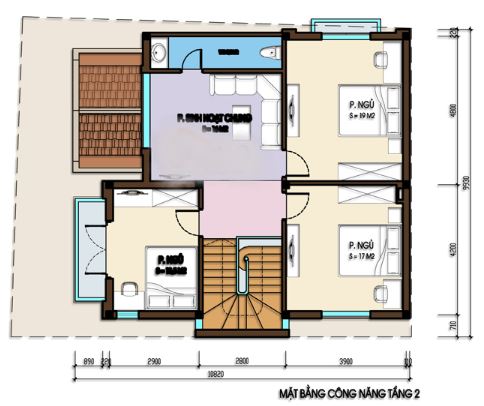 Tư vấn thiết kế xây dựng nhà biệt thự 80m2 