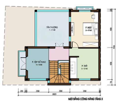 Tư vấn thiết kế xây dựng nhà biệt thự 80m2 