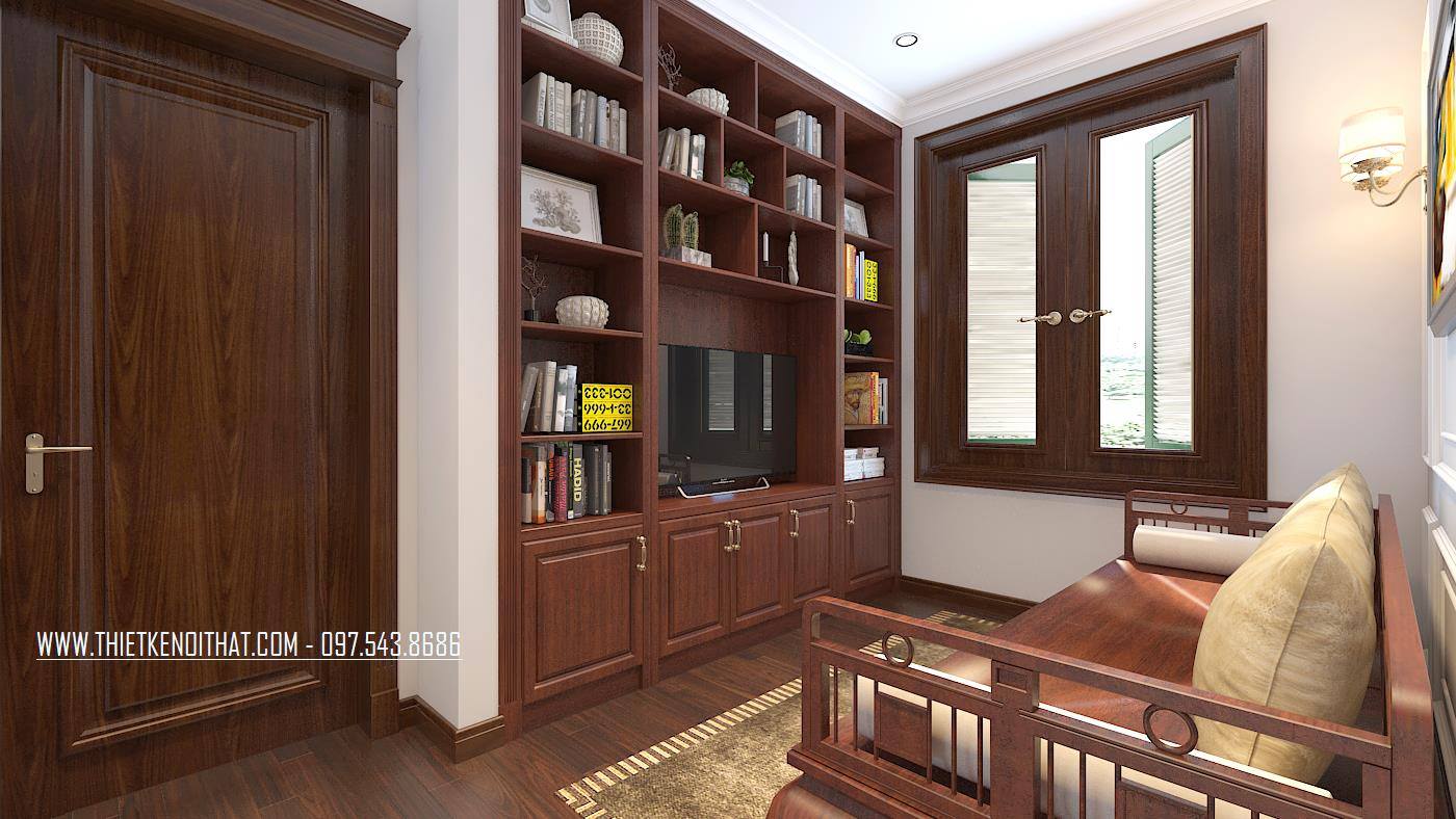 Thiết kế nội thất biệt thự tân cổ điển tại thành phố giao lưu